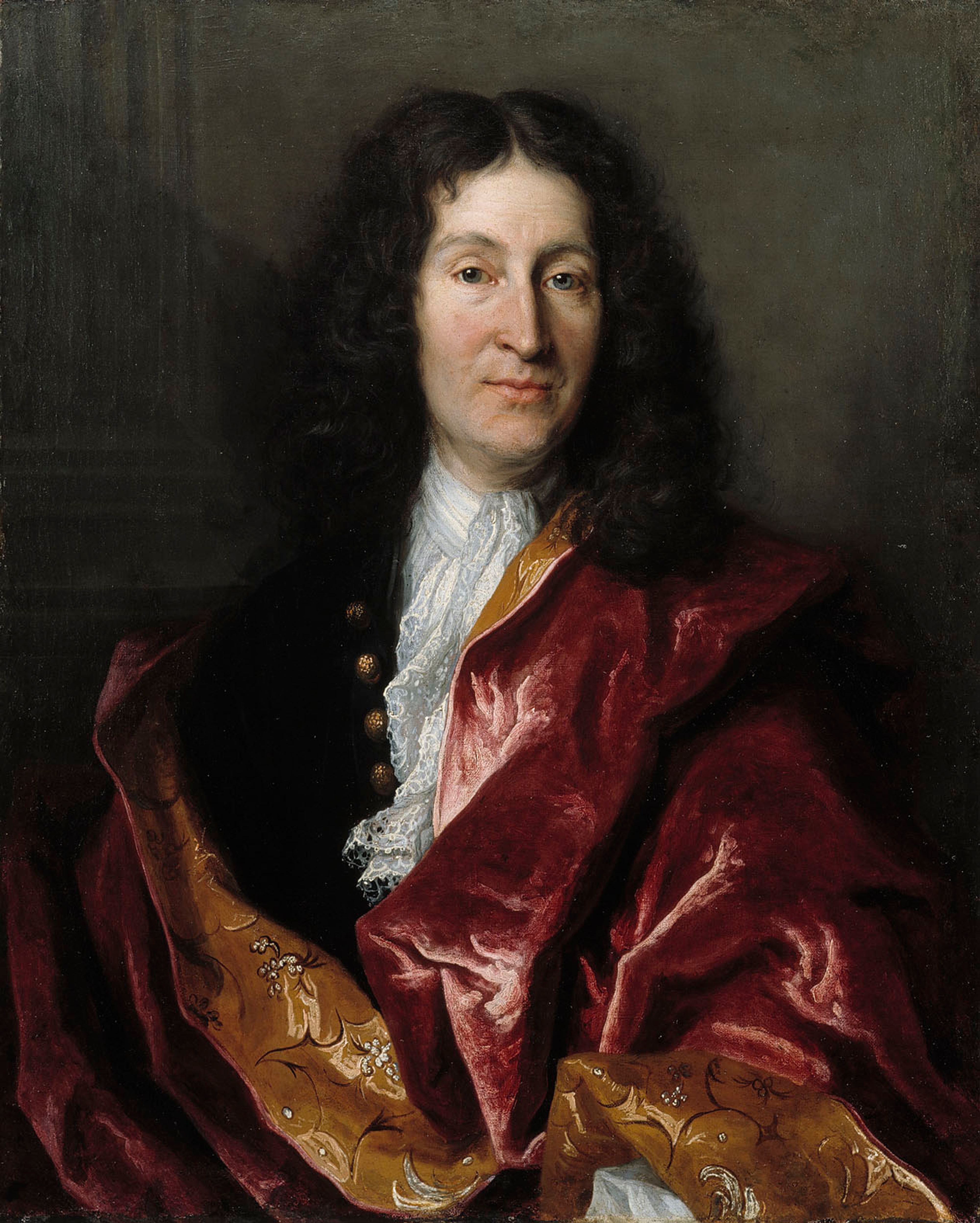 Portrait of Jean de La Fontaine by Henri Millot